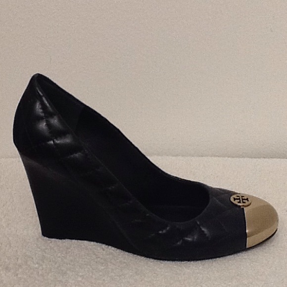 Tory Burch Shoes - Tory Burch "Kaitlin" quilted wedge